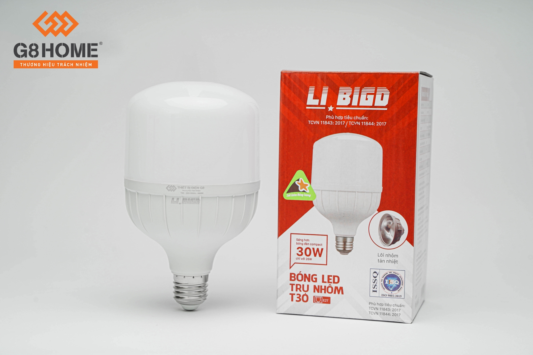 BÓNG LED TRỤ NHÔM T30 (LI BIGD)