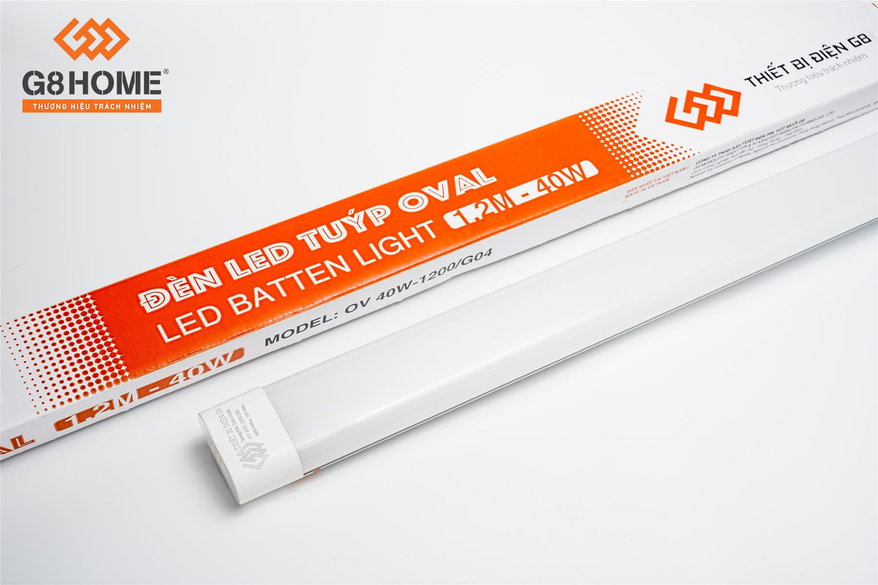 ĐÈN TUÝP LED OVAL 1.2M 40W